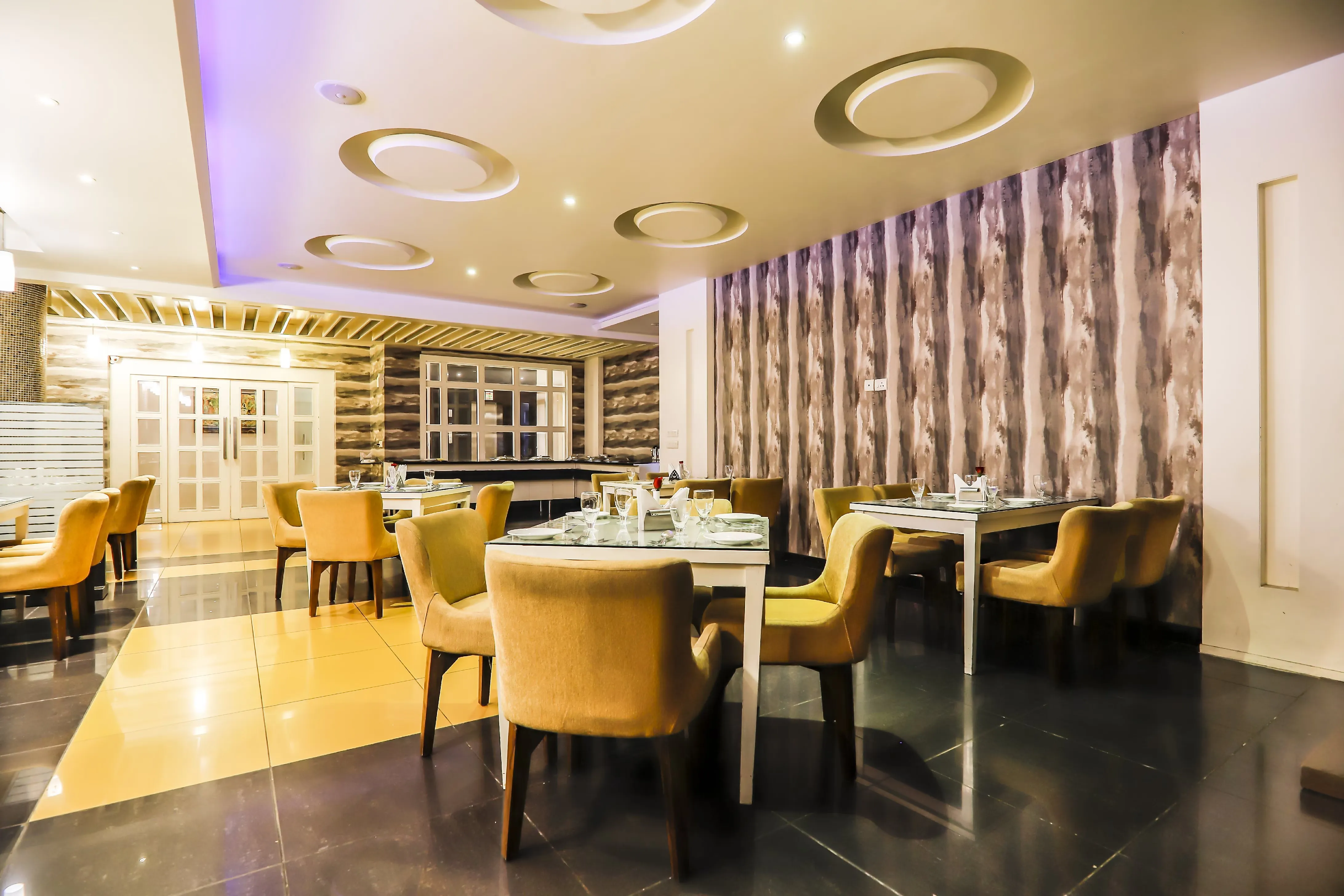 Dining setting at Hotel Mosaic Jaipur