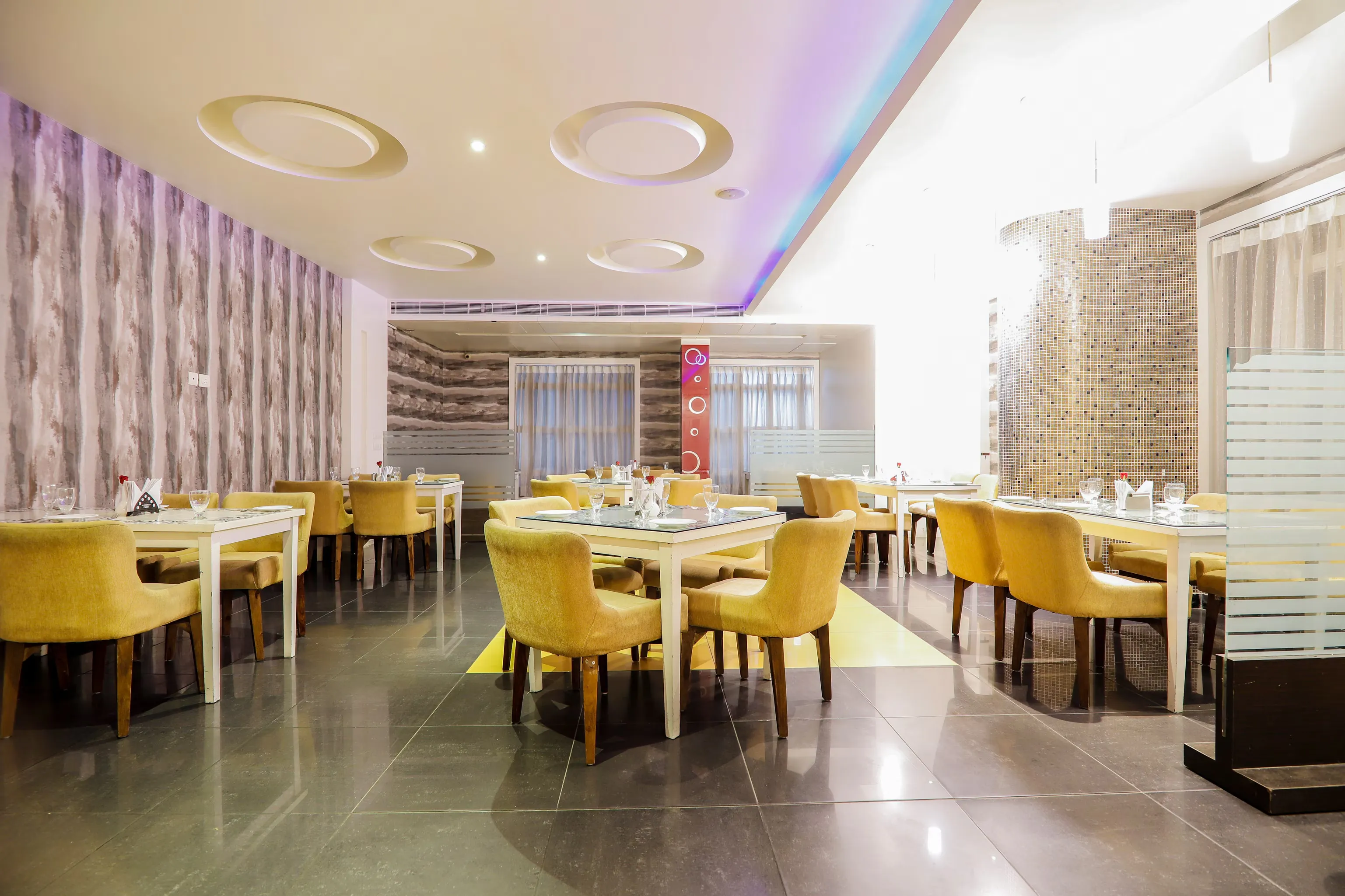 Amenity area with inviting ambiance